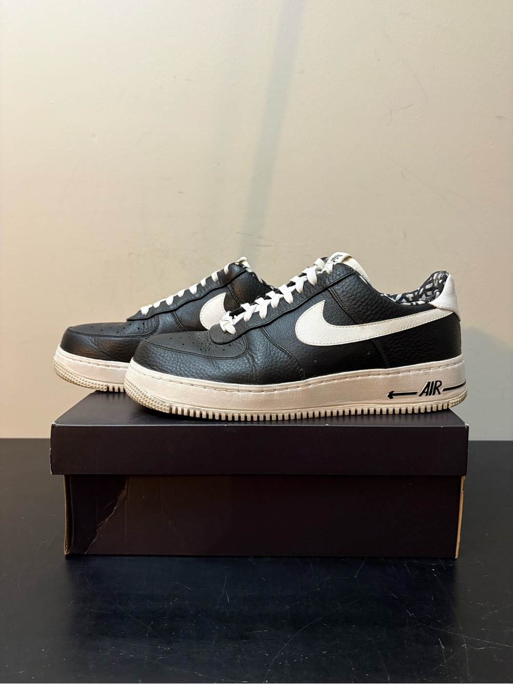 Nike Air Force 1 Low Eric Haze Graffiti Black White